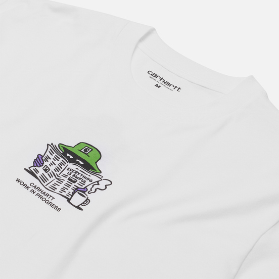 Мужская футболка Carhartt WIP S/S Everything Is Awful White