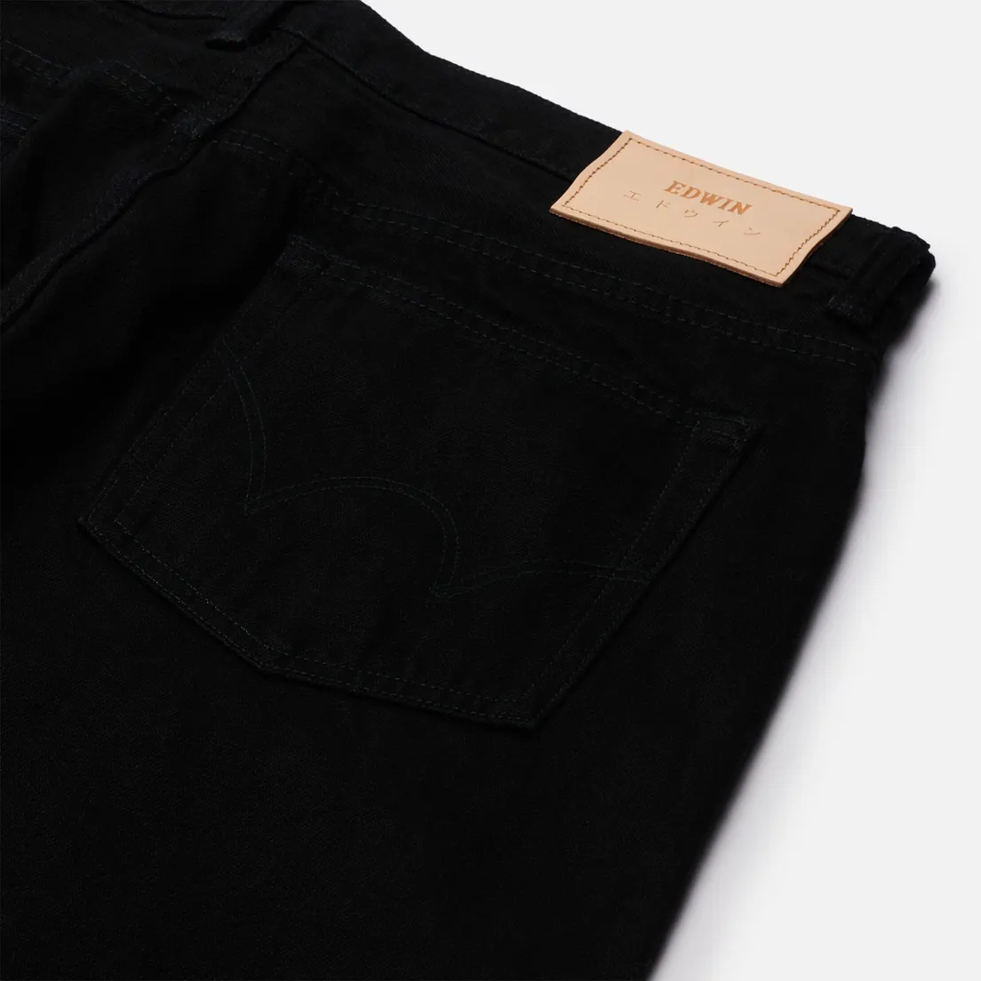 Edwin Мужские джинсы Regular Tapered Black Rainbow Selvage 14 Oz