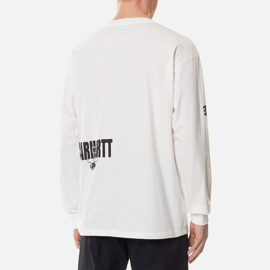 Мужской лонгслив Carhartt WIP L/S Tab White/Black