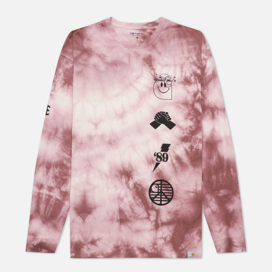 Мужской лонгслив Carhartt WIP L/S Tab Chromo/Malaga/Black
