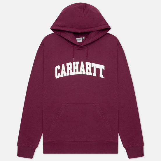 Мужская толстовка Carhartt WIP University Hooded 9.4 Oz Shiraz/White