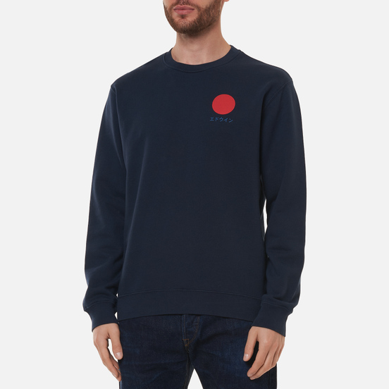 Мужская толстовка Edwin Japanese Sun Navy Blazer Garment Washed