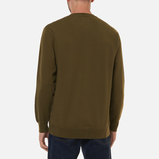 Мужская толстовка Edwin Japanese Sun Uniform Green Garment Washed