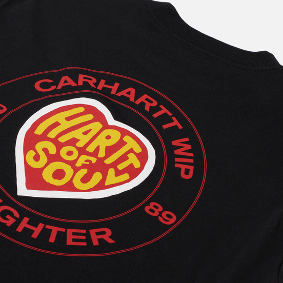Мужская футболка Carhartt WIP S/S Hartt Of Soul Black