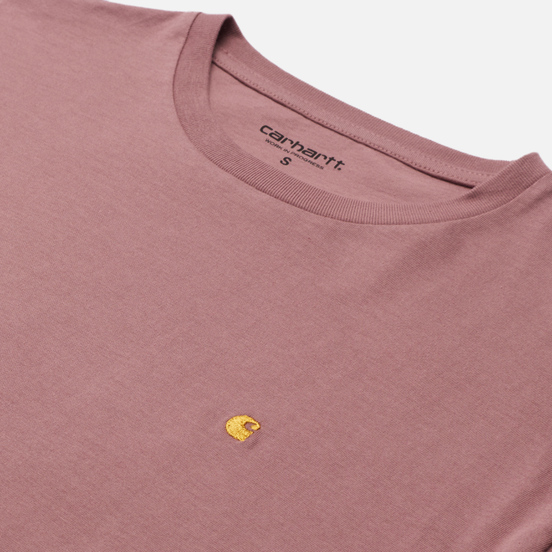 Женская футболка Carhartt WIP W S/S Chase Malaga/Gold