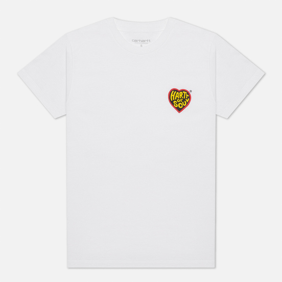Женская футболка Carhartt WIP W S/S Hartt Of Soul White
