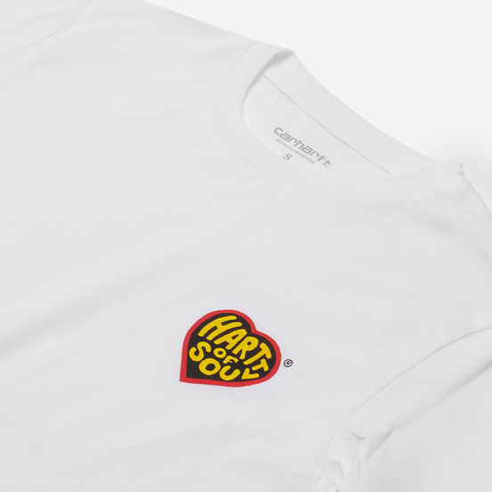 Женская футболка Carhartt WIP W S/S Hartt Of Soul White
