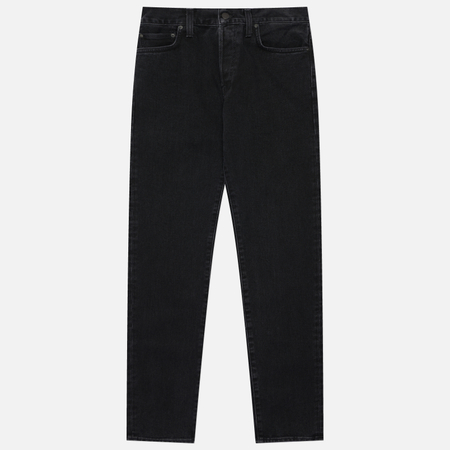 Мужские джинсы Carhartt WIP Klondike Maitland 13.5 Oz, цвет чёрный, размер 30/32