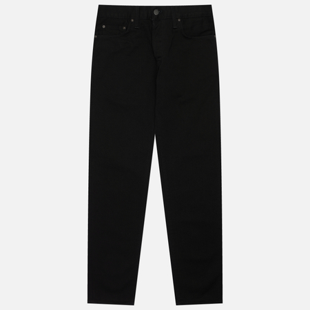 Мужские джинсы Carhartt WIP Klondike Maitland 13.5 Oz, цвет чёрный, размер 30/32