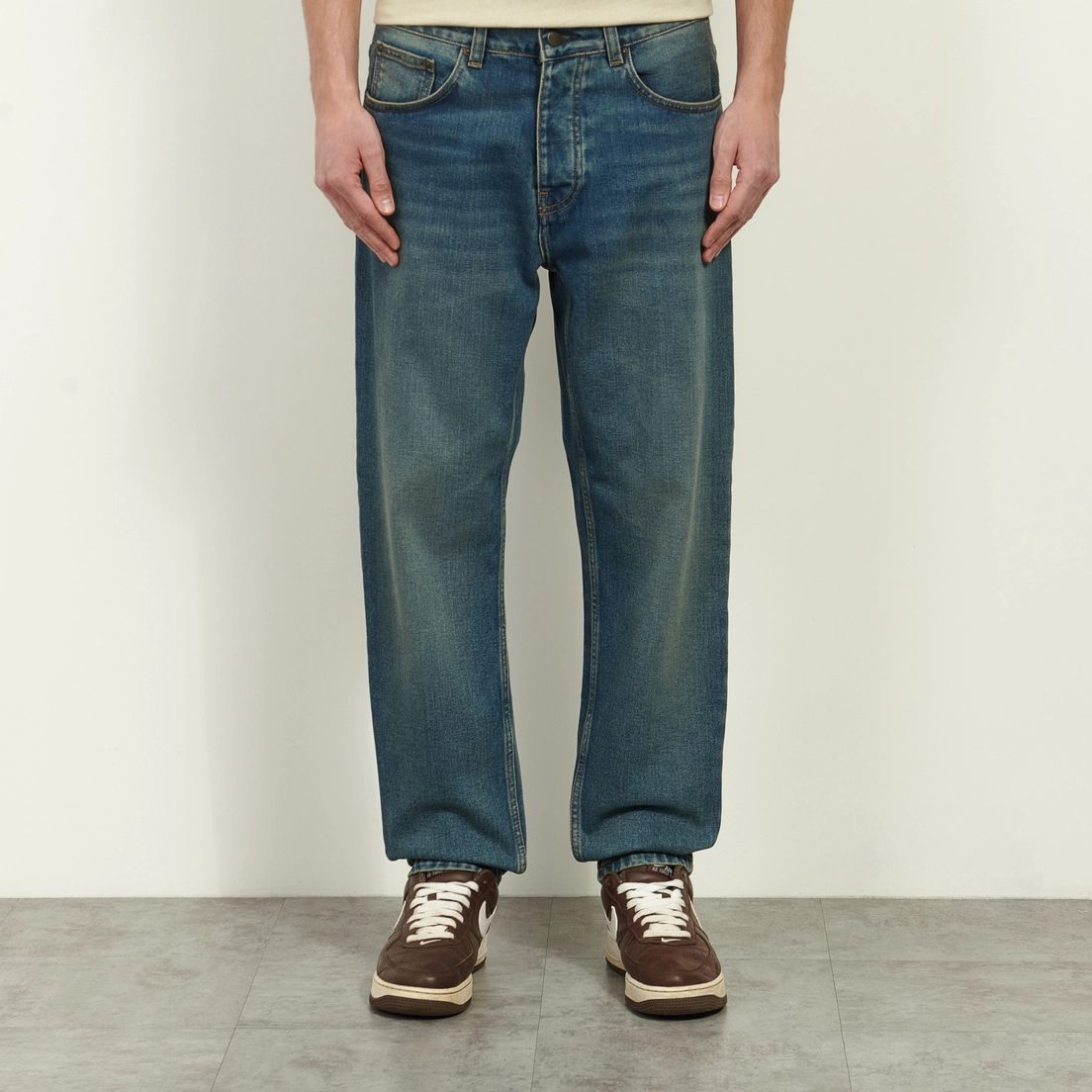 Carhartt WIP Мужские джинсы Newel Maitland Denim 13.5 Oz