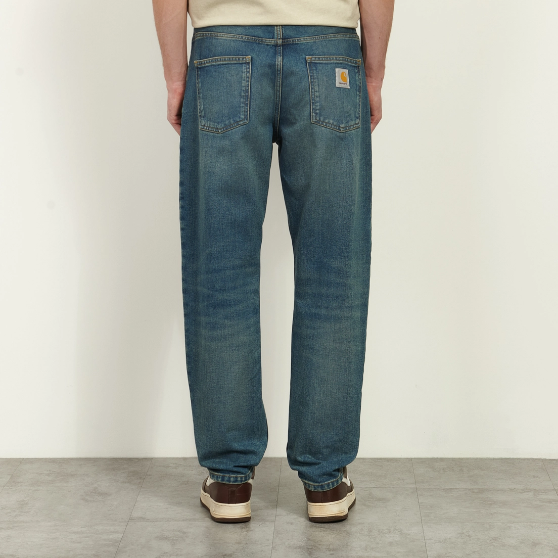 Carhartt WIP Мужские джинсы Newel Maitland Denim 13.5 Oz