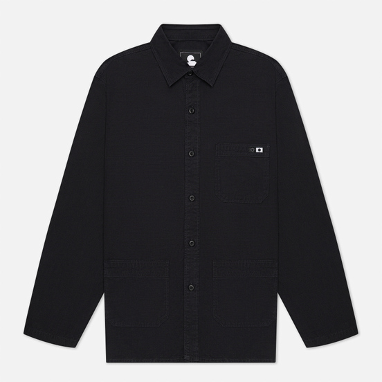 Мужская рубашка Edwin Major Black Garment Dyed Enzyme Wash