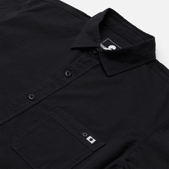 Мужская рубашка Edwin Major Black Garment Dyed Enzyme Wash