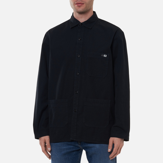 Мужская рубашка Edwin Major Black Garment Dyed Enzyme Wash