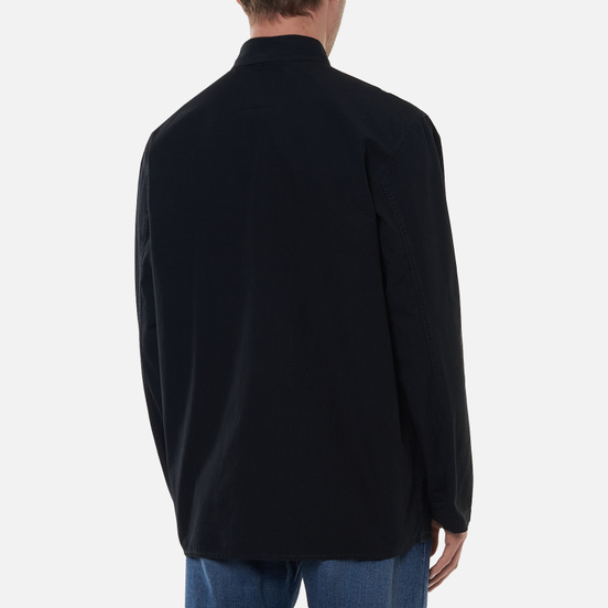 Мужская рубашка Edwin Major Black Garment Dyed Enzyme Wash