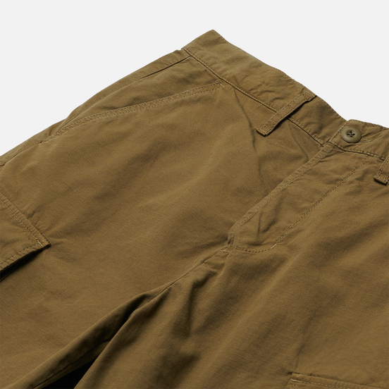 Мужские шорты Edwin Jungle Ripstop Martini Olive Garment Dyed Enzyme Wash