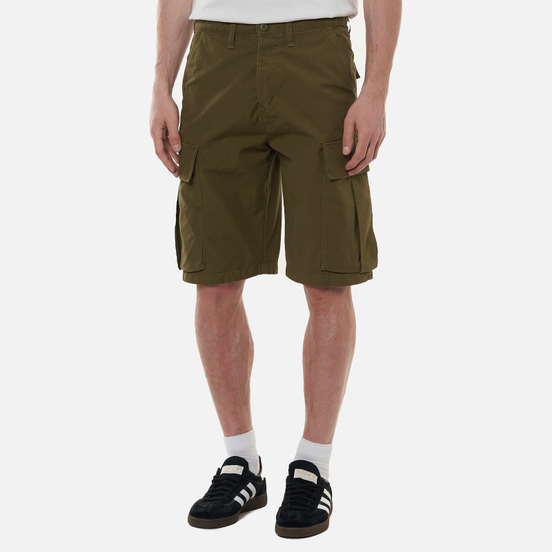 Мужские шорты Edwin Jungle Ripstop Martini Olive Garment Dyed Enzyme Wash