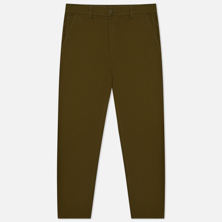 Мужские брюки Edwin Universe Cropped, цвет оливковый, размер 36