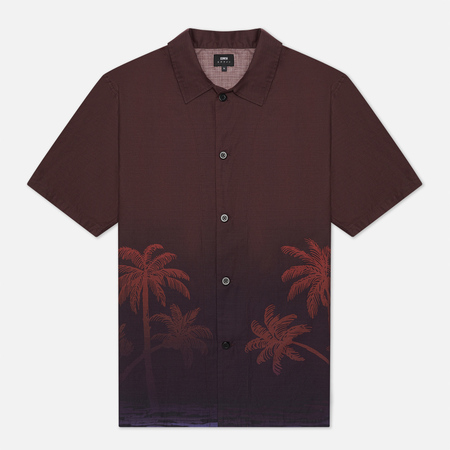 Мужская рубашка Edwin Palmrain, цвет бордовый, размер M