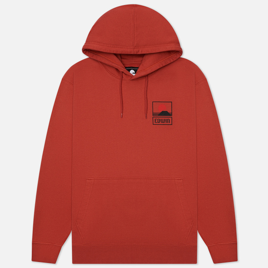 Мужская толстовка Edwin Sunset On Mount Fuji Hoodie Burnished Sunset Garment Washed