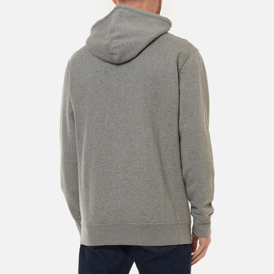 Мужская толстовка Edwin Japanese Sun Hoodie Mid Grey Marl Garment Washed