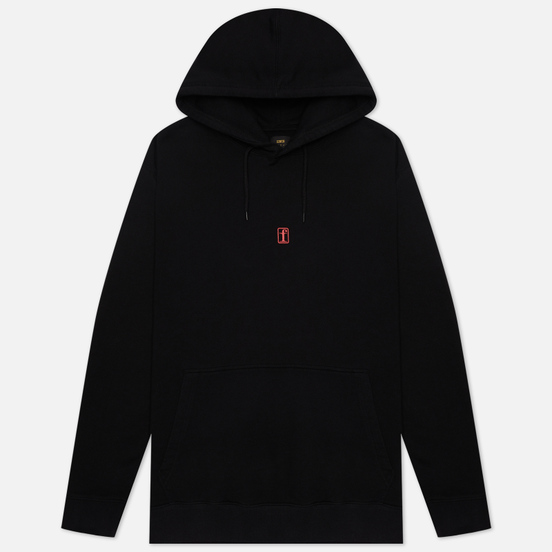 Мужская толстовка Edwin Fortress Collage Hoodie Black Garment Washed