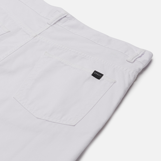 Мужские брюки Edwin Universe Cropped PFD Light Cotton Twill 6.8 Oz White Garment Dyed