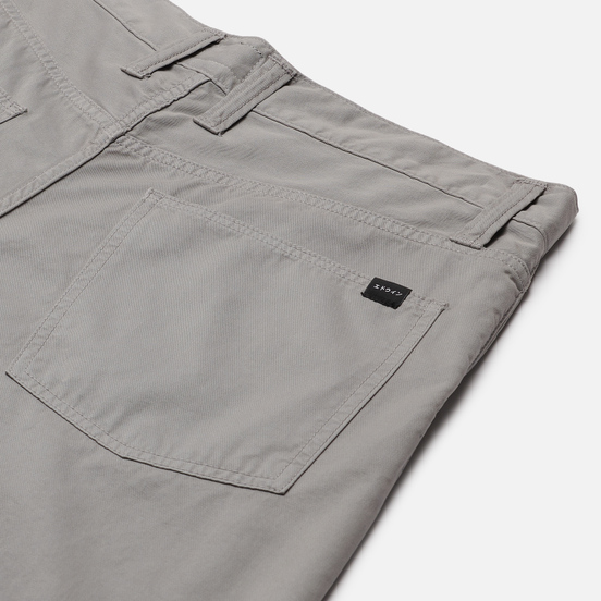 Мужские брюки Edwin Tyrell PFD Light Cotton Twill 6.8 Oz Frost Grey Garment Dyed