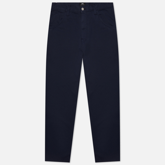 Мужские брюки Edwin Tyrell PFD Light Cotton Twill 6.8 Oz Navy Blazer Garment Dyed