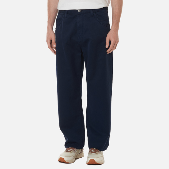 Мужские брюки Edwin Tyrell PFD Light Cotton Twill 6.8 Oz Navy Blazer Garment Dyed