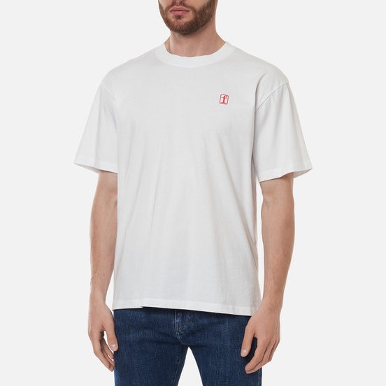 Мужская футболка Edwin Fortress Collage I White Garment Washed