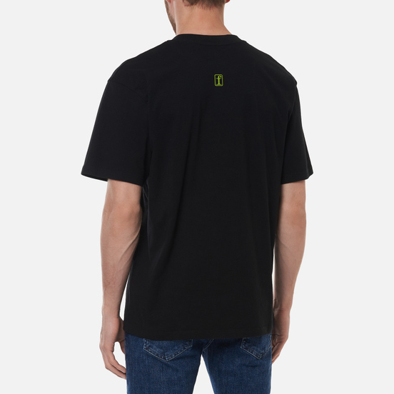 Мужская футболка Edwin Fortress Collage II Black Garment Washed