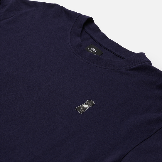 Мужской лонгслив Edwin Doors Of Perception II Maritime Blue Garment Dyed