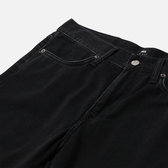 Мужские джинсы Edwin Zakai Wayward Black Left Hand Denim 10 Oz Black Marble Stone Wash