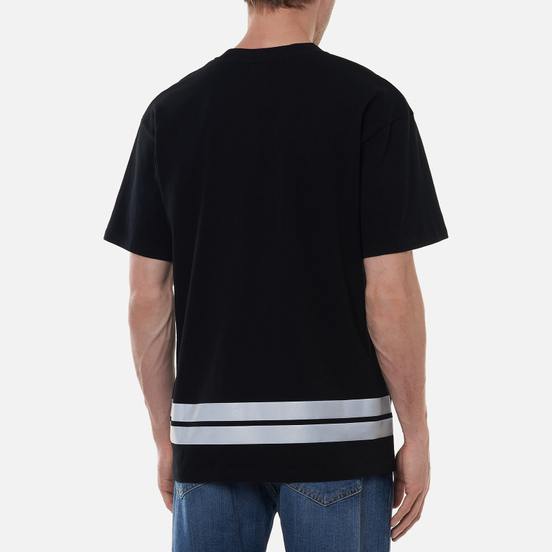 Мужская футболка Edwin x Arjun Reflective Print Black Garment Washed