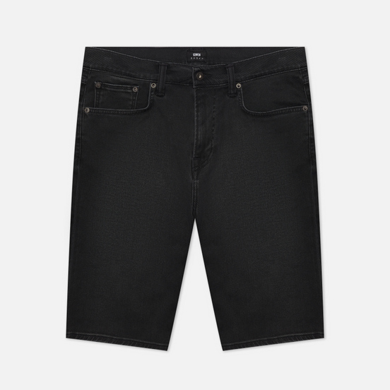 Мужские шорты Edwin ED-45 CS Ink Black Denim 11.5 Oz Black Silvery Wash