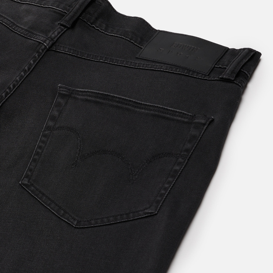 Мужские шорты Edwin ED-45 CS Ink Black Denim 11.5 Oz Black Silvery Wash