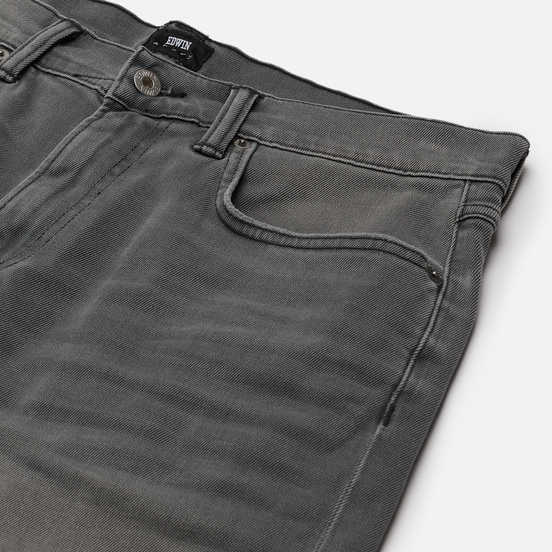 Мужские шорты Edwin ED-45 CS Ink Black Denim 11.5 Oz Black Very Light Trip Used