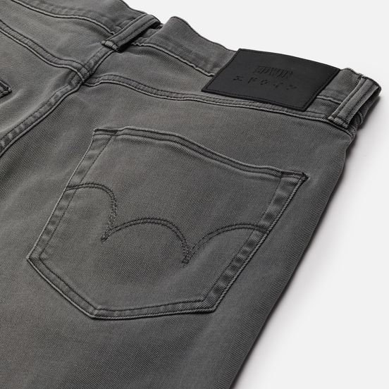 Мужские шорты Edwin ED-45 CS Ink Black Denim 11.5 Oz Black Very Light Trip Used