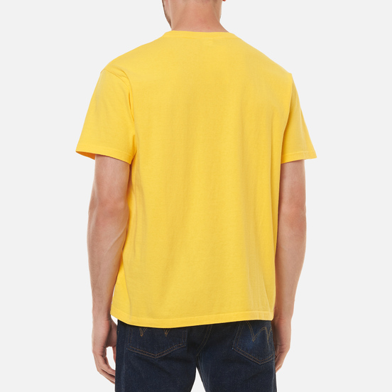 Мужская футболка Edwin Blank Crew Neck Kiku Dye And Ozone