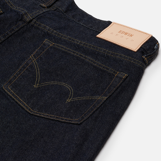 Мужские джинсы Edwin Regular Tapered Kaihara Indigo Blue x White Selvage 11 Oz Blue Rinsed