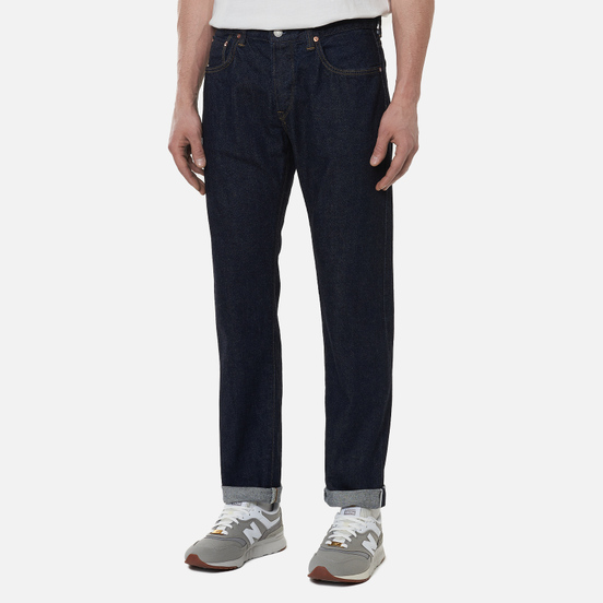 Мужские джинсы Edwin Regular Tapered Kaihara Indigo Blue x White Selvage 11 Oz Blue Rinsed