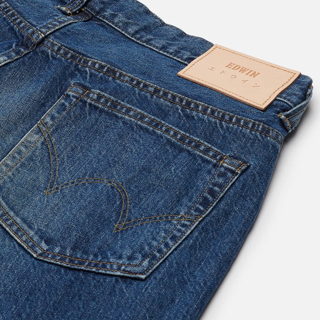 Edwin Мужские джинсы Regular Tapered Kaihara Indigo Blue x White Selvage 11 Oz