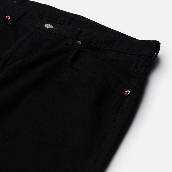 Мужские джинсы Edwin Regular Tapered Kaihara Black x White Selvage 11 Oz Black Rinsed