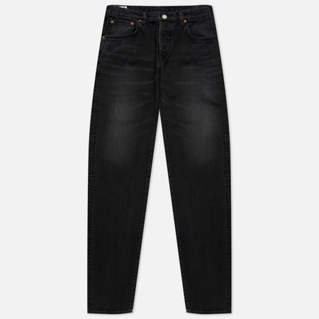 Мужские джинсы Edwin Regular Tapered Kaihara Black x White Selvage 11 Oz, цвет чёрный, размер 34/32