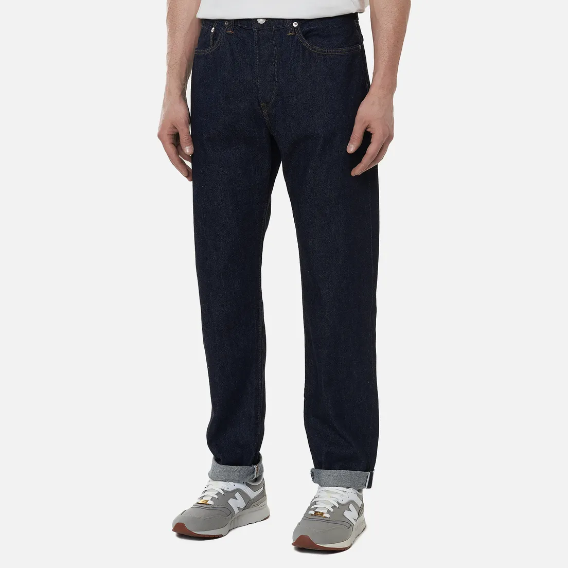 Edwin Мужские джинсы Loose Tapered Kaihara Indigo Blue x White Selvage 11 Oz