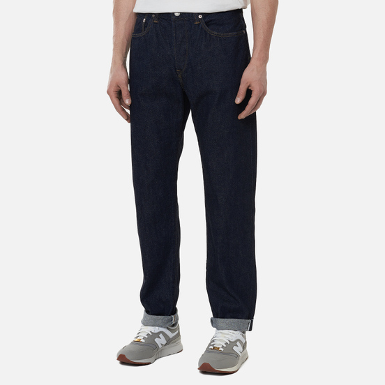 Мужские джинсы Edwin Loose Tapered Kaihara Indigo Blue x White Selvage 11 Oz Blue Rinsed