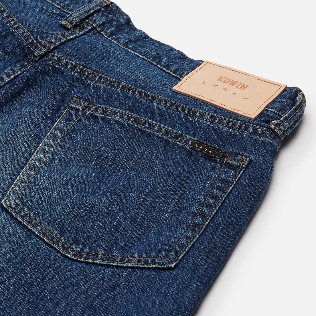 Edwin Мужские джинсы Loose Tapered Kaihara Indigo Blue x White Selvage 11 Oz
