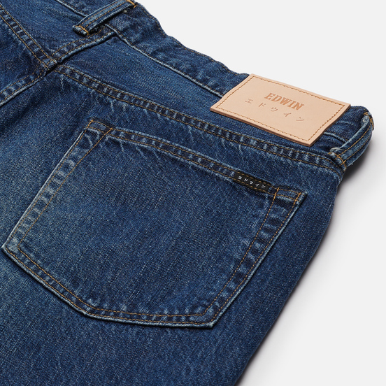 Мужские джинсы Edwin Loose Tapered Kaihara Indigo Blue x White Selvage 11 Oz Blue Mid Used