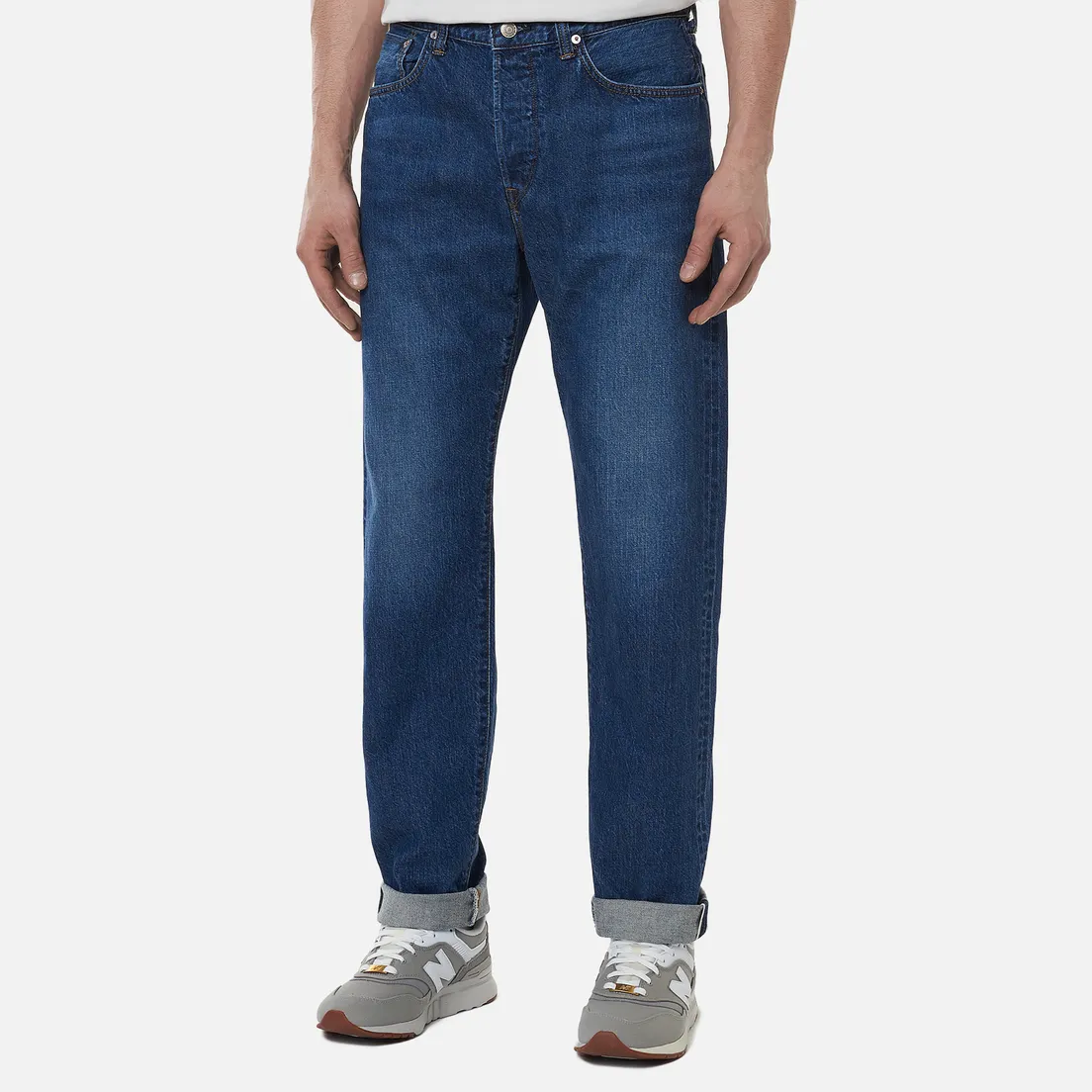 Edwin Мужские джинсы Loose Tapered Kaihara Indigo Blue x White Selvage 11 Oz